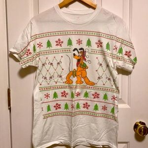 Pluto Vintage Christmas Style Tee